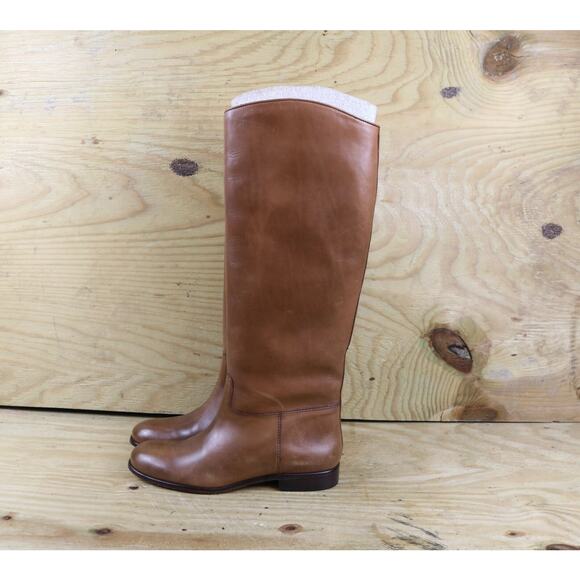 New Corso Como Boots Womens 8.5M Brown Leather Riding Equestrian Tall - Picture 1 of 14